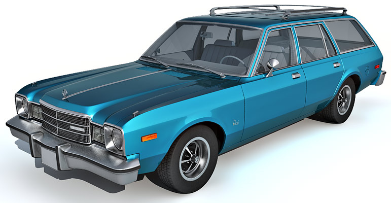 Plymouth Volare Wagon 3d model