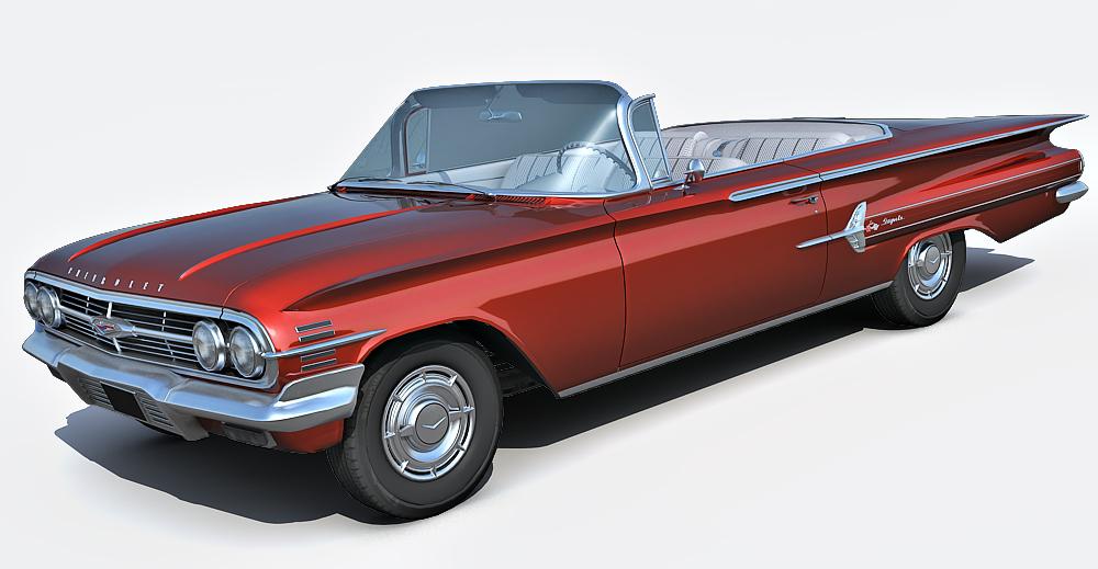 1960 Chevrolet Impala 3d model