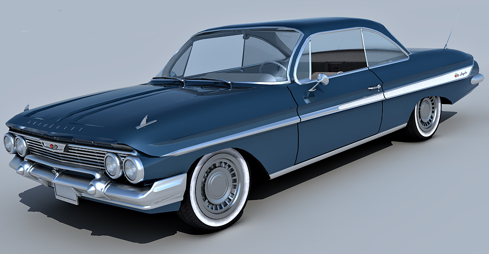 1961 Chevrolet Impala SS 3d model