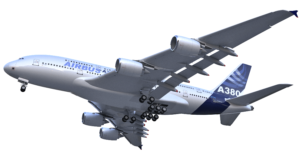 Airbus A380 3d model