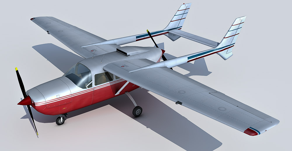 Cessna 337 3d model