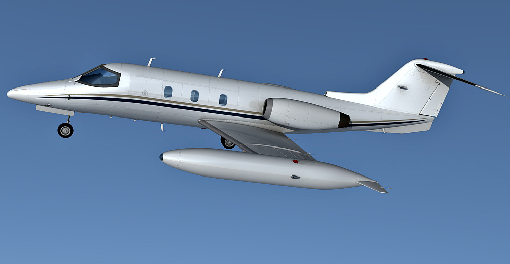 Learjet 24 3d model