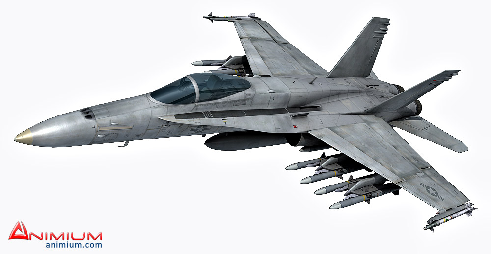 FA-18 3d model