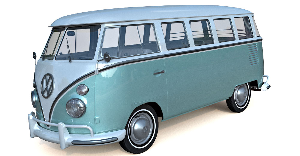 Volkswagen Transporter T1 3d model