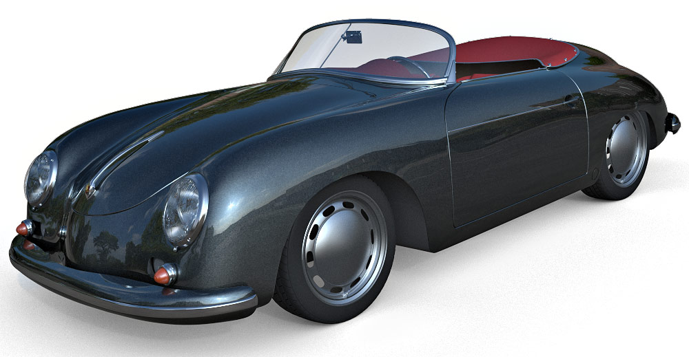 Porsche 356 3d model