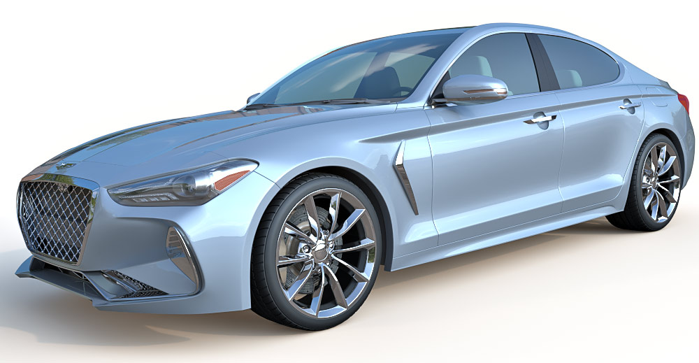 Hyundai Genesis G70 3d model