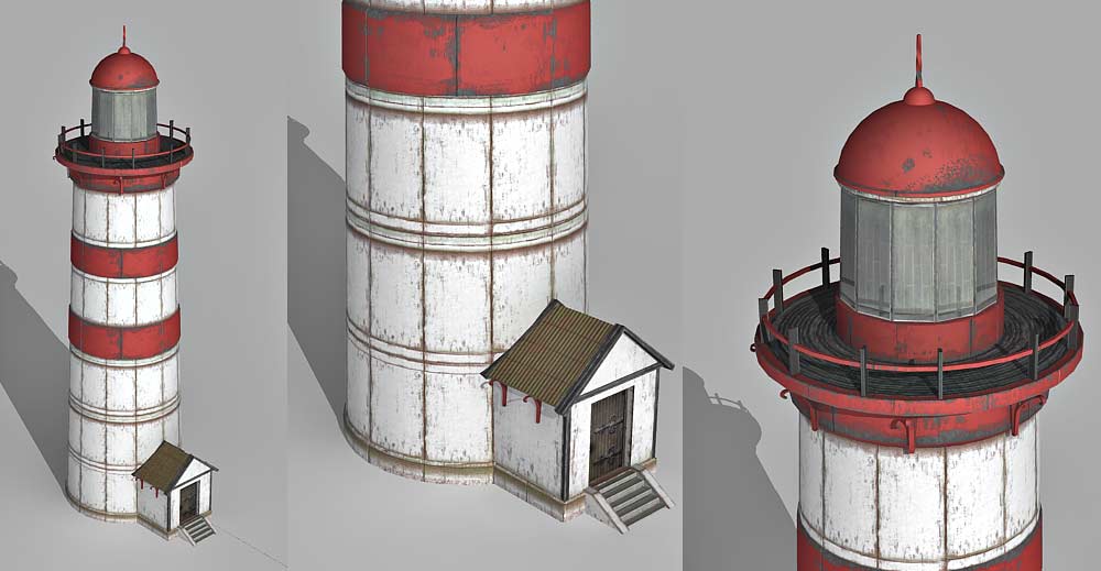 lighthouse 3d model