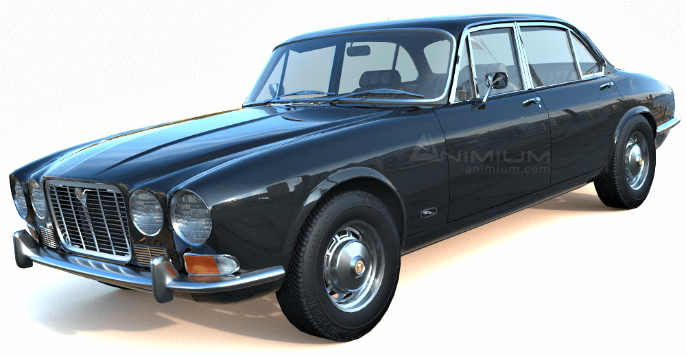 1972 Jaguar XJ6 3d model