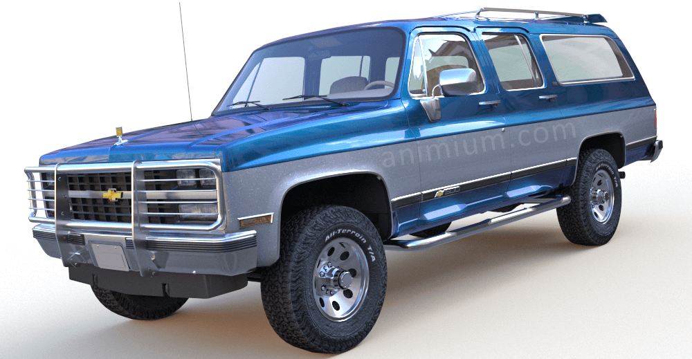 Chevrolet Suburban 1989 3d model