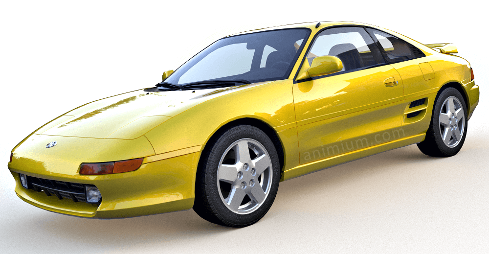 Toyota MR2 GT 3d model