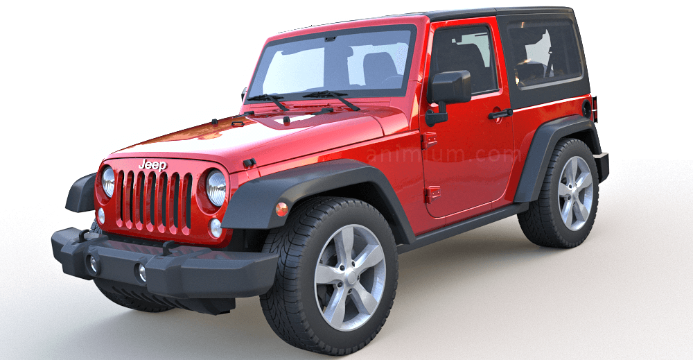 Jeep Wrangler Rubicon 3d model