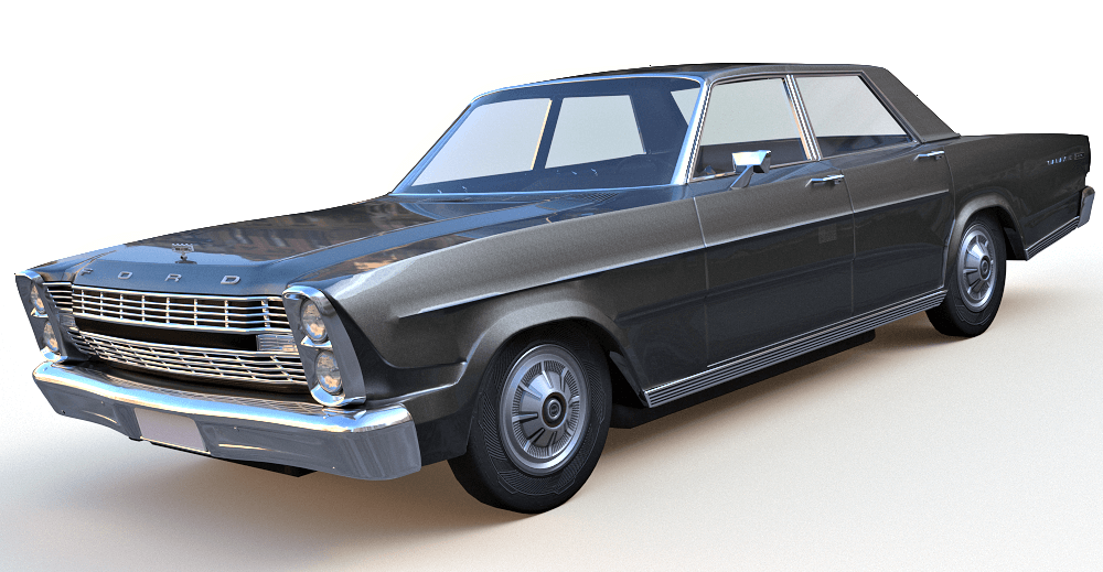 1967 Ford Galaxie 500 3d model