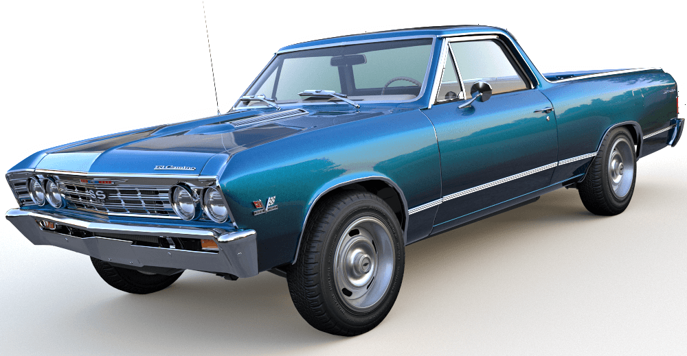 1967 Chevrolet El Camino 3d model