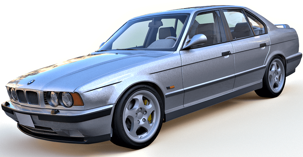 BMW M5 E34 3d model