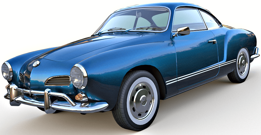 Karmann Ghia 3d model