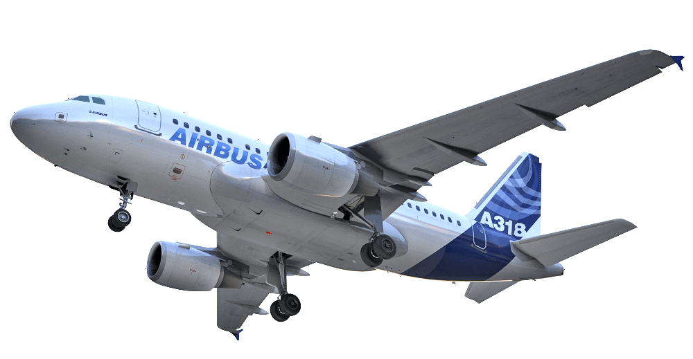 Airbus A318 3d model