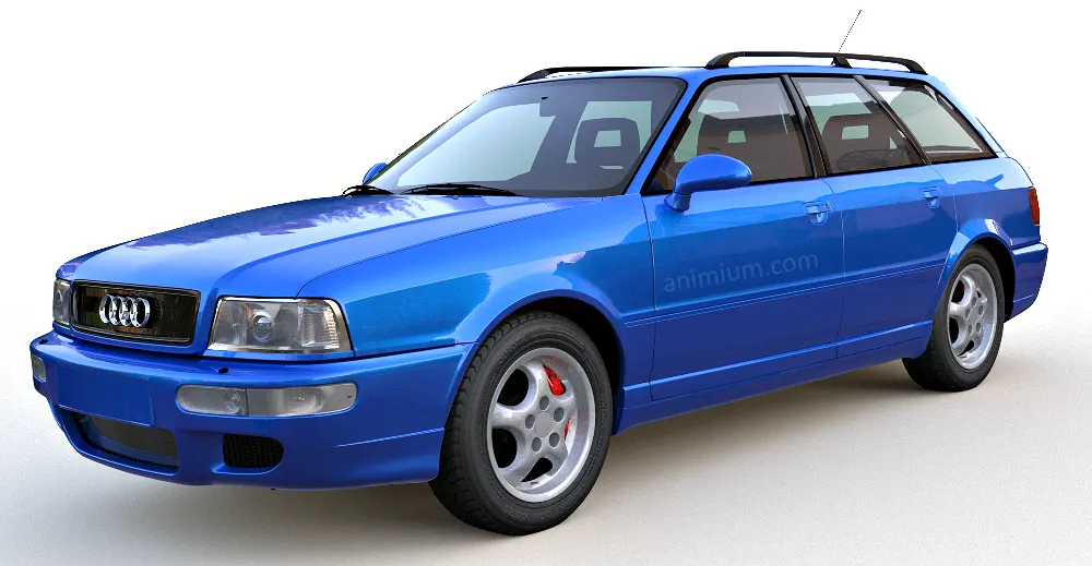 1995 Audi RS2 Avant 3d model