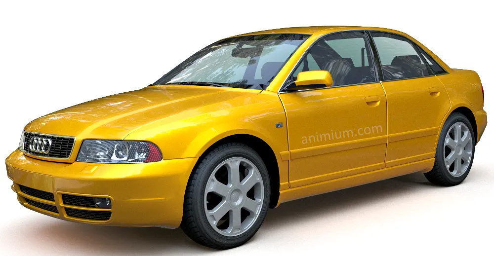 2000 Audi S4 3d model