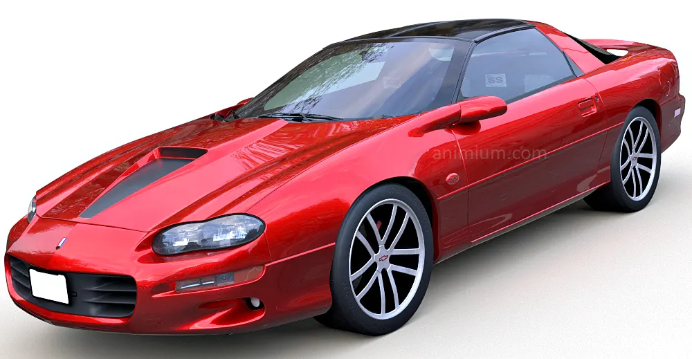 2002 Chevrolet Camaro 3d model