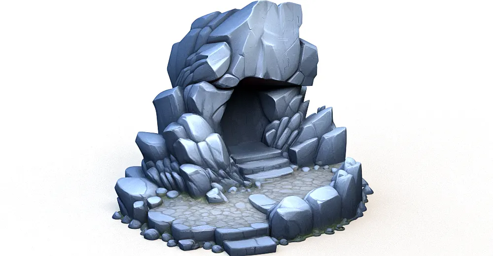 rock sanctuary 3d model