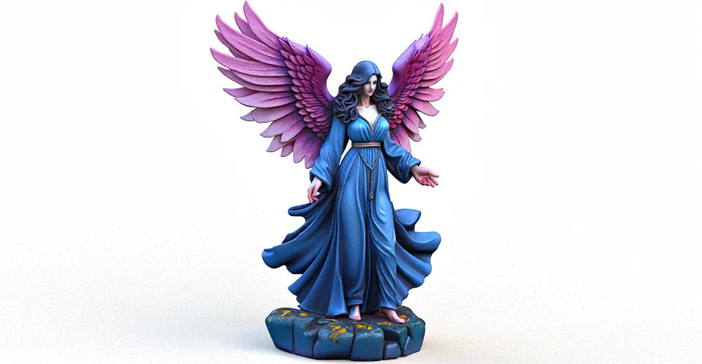 Angel Statue2 3d model