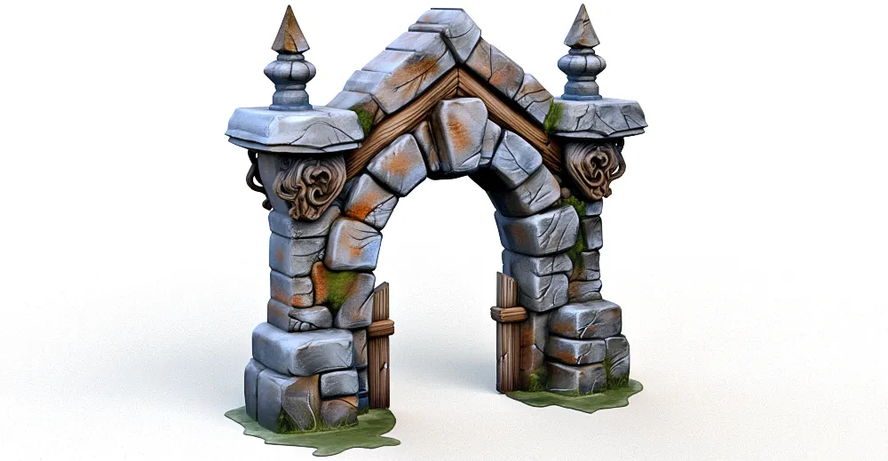 Stone Arch 3d model
