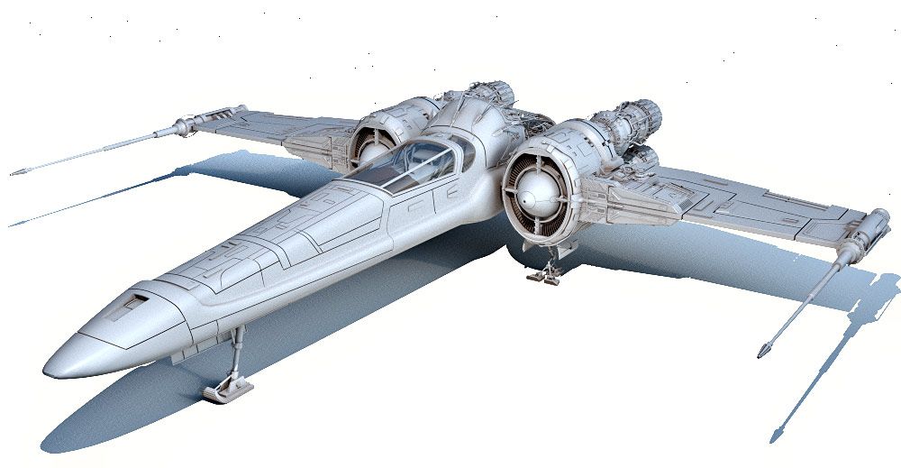 Headhunter XWing 3d model