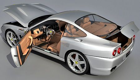 Ferrari 575M Maranello 3d model
