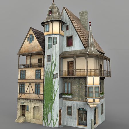Medieval House 3d model