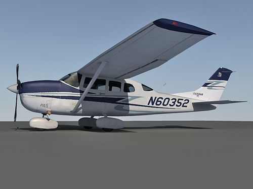 Cessna 206 Stationair 3d model