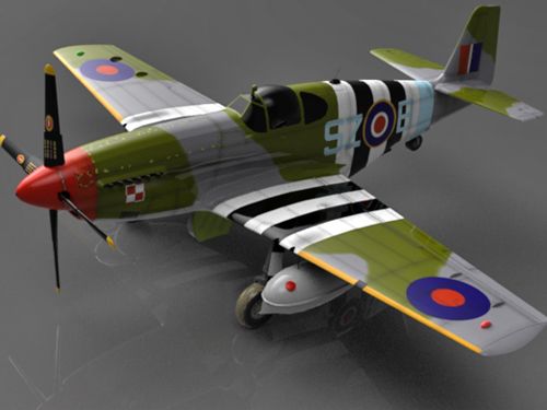 P-51 Mustang 3d model