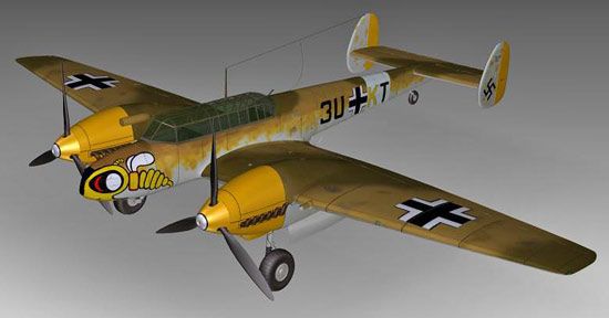 Messerschmitt Bf 110 3d model