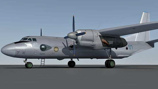 Antonov An-26 3d model