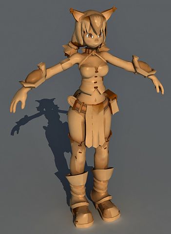 Cartoon Character 3d model