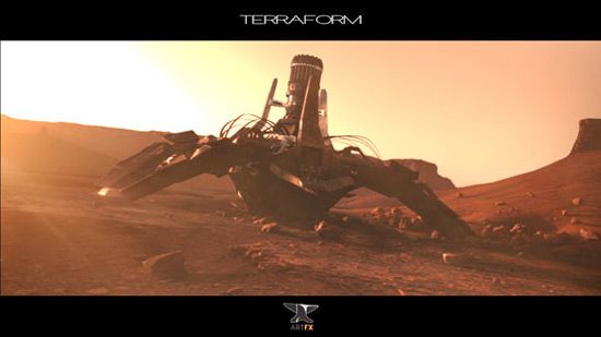Terraform 3d animation
