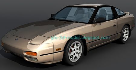 Nissan 240SX 3d model