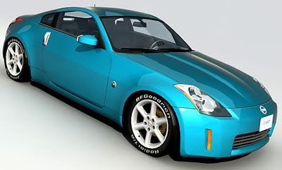 Nissan 350z – Medium poly