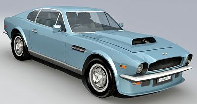 Aston Martin Vantage V8 3d model