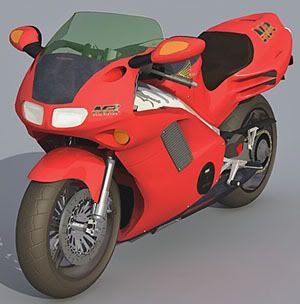 HONDA 750NR 3d model
