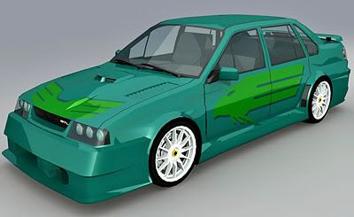 Volkswagen Santana 3d model