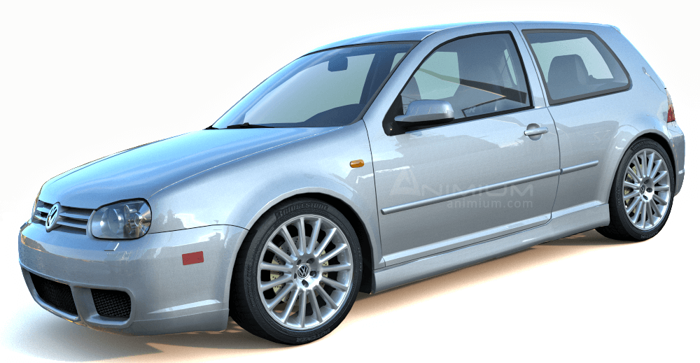 Volkswagen Golf 4 3d model