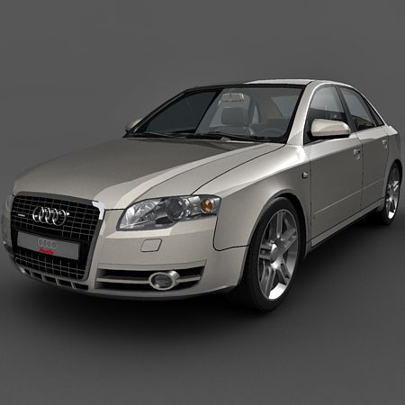 Audi A4 sedan 3d model