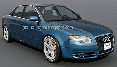 Audi A4 3.2 QUATTRO 3d model
