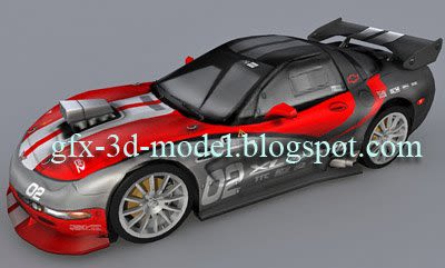 Corvette XV car model
