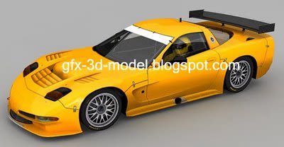 Chevrolet Corvette C5-R 3d model