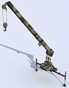 Crane 3d model