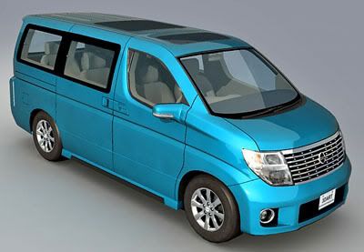 Nissan Elgrand 3d model