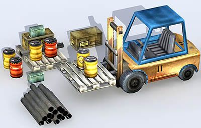 Forktruck and Props