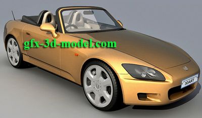 Honda s2000 3d model