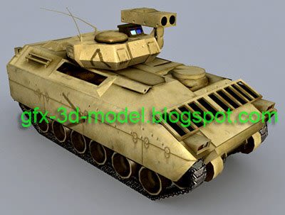 M2 Tank 3d model